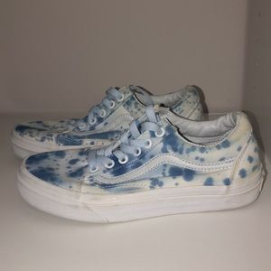 Tie dye vans (USED)